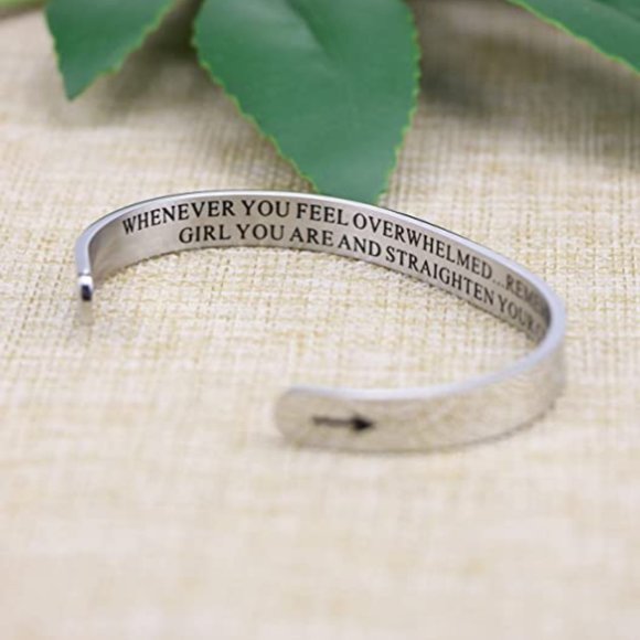 Joycuff Motivational Bracelet- Whenever you feel overwhelmed.. - Picture 3 of 3